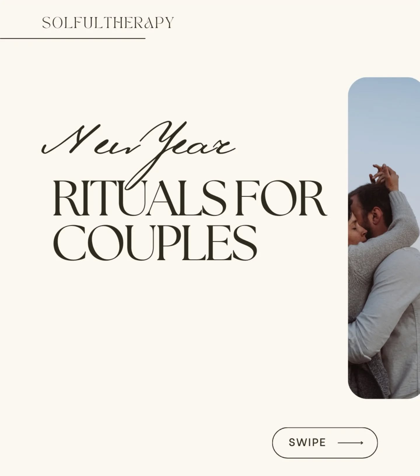 New years rituals don't have to stay solo adventures, try doing some activities together to set your relationship up for success in the New Year! 
For extra support with your relationship goals this year, reach out for a free consultation. Link in bi