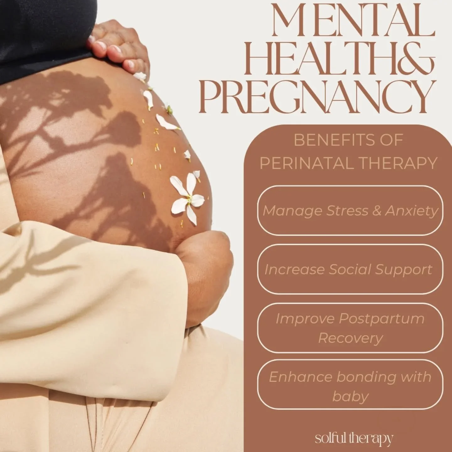 You may be wondering how adding a therapist to your pregnancy &amp; postpartum care team can be helpful. Well, research shows that improved parental mental health improves healing for moms and improved bonding with baby for both moms and dads.
