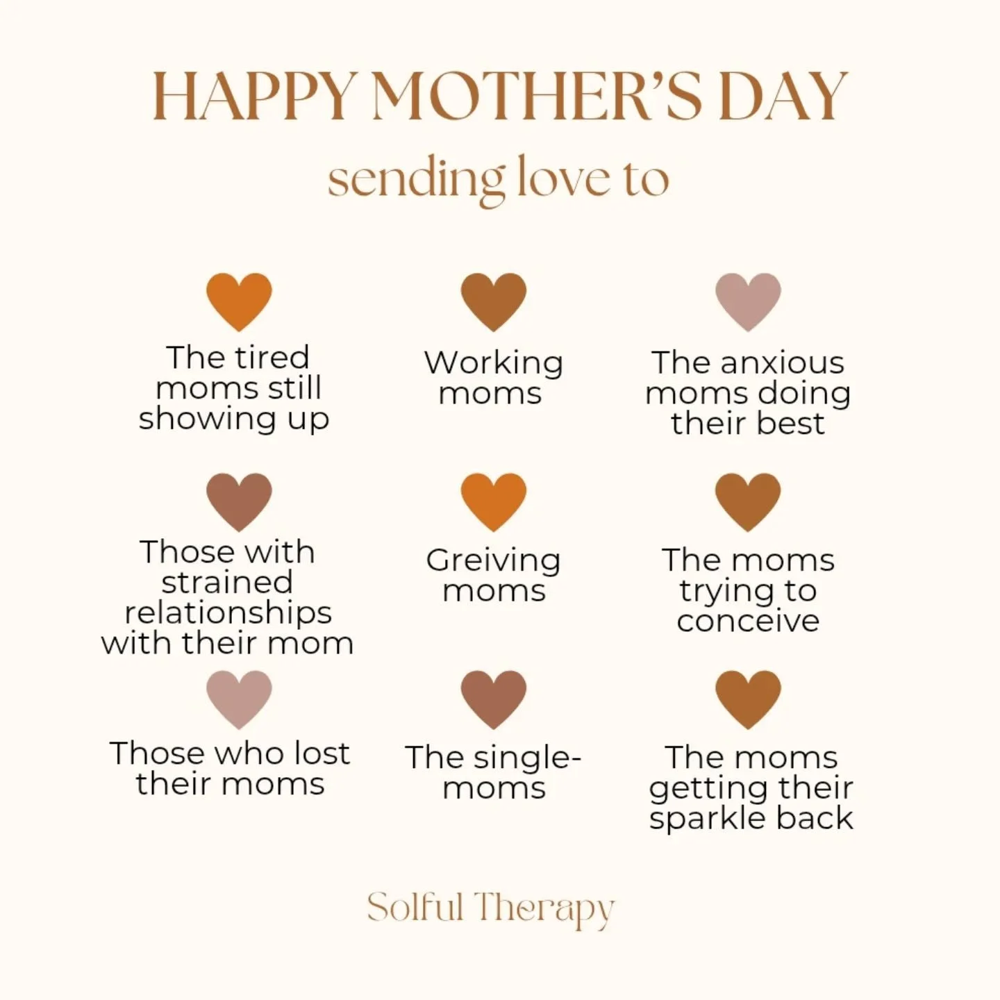 Happy Mother's Day! I hope your day is full of rest, love, and self-care. You are doing amazing!