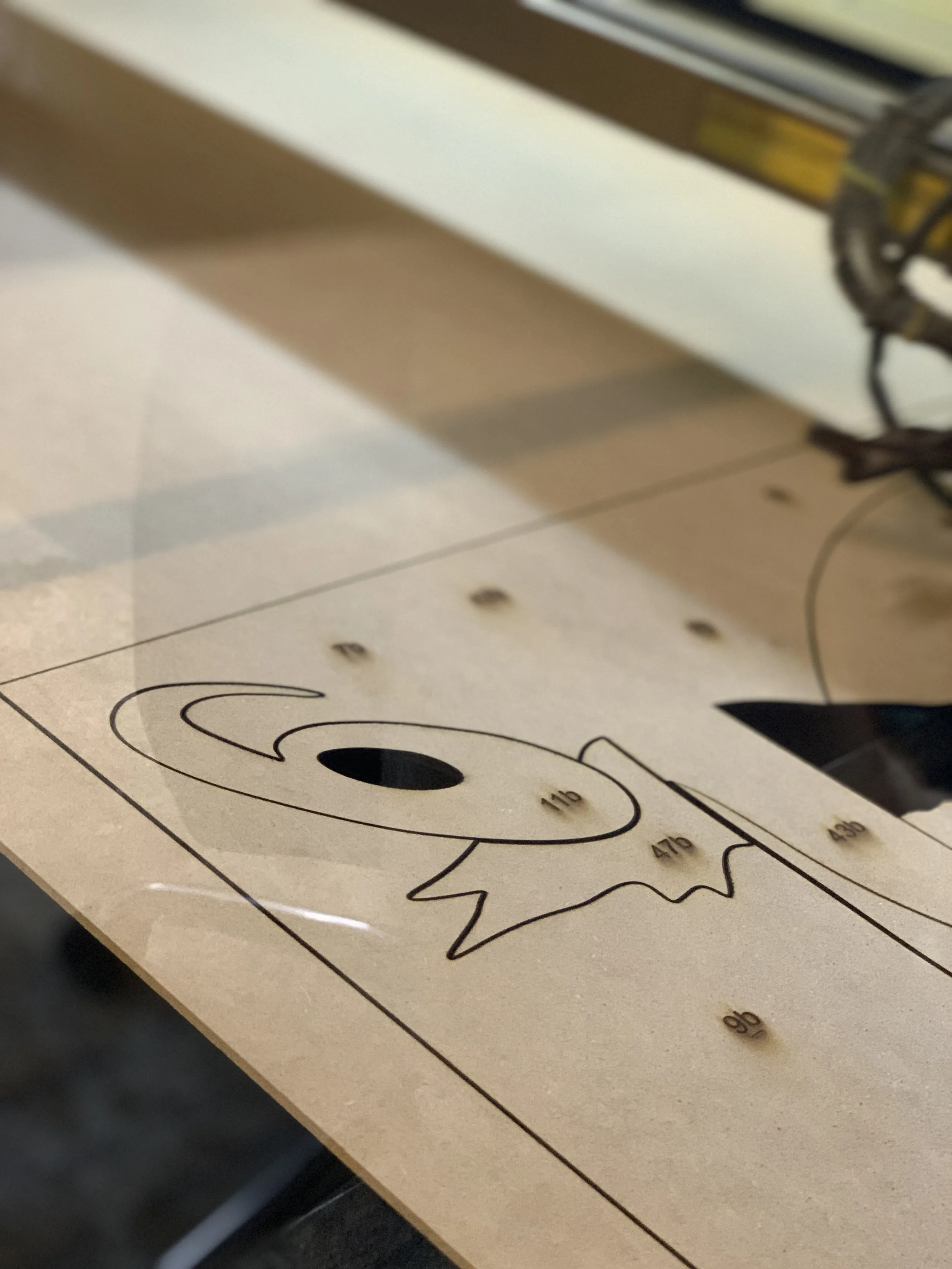 pieces getting cut