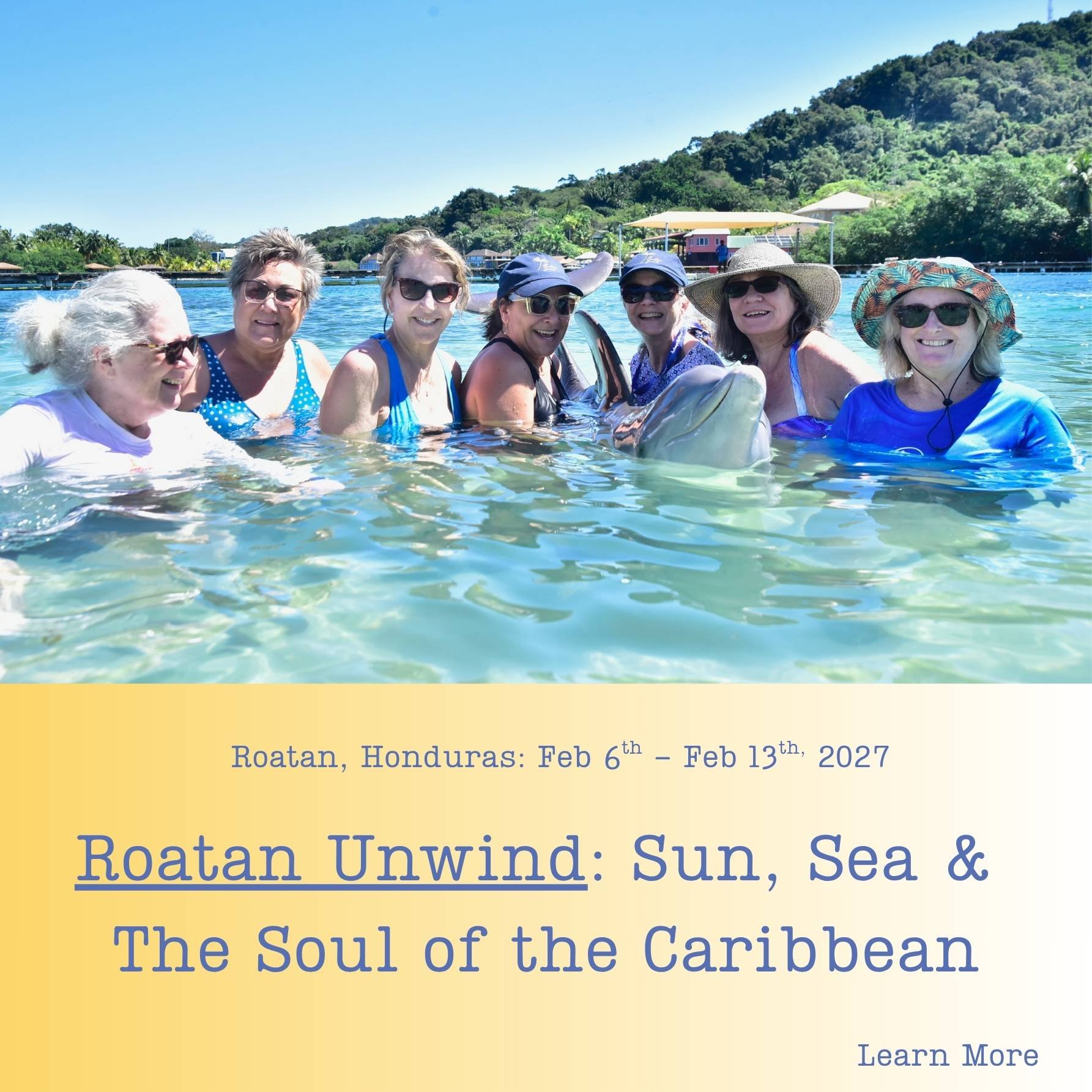 roatan women travel group dandelion journals