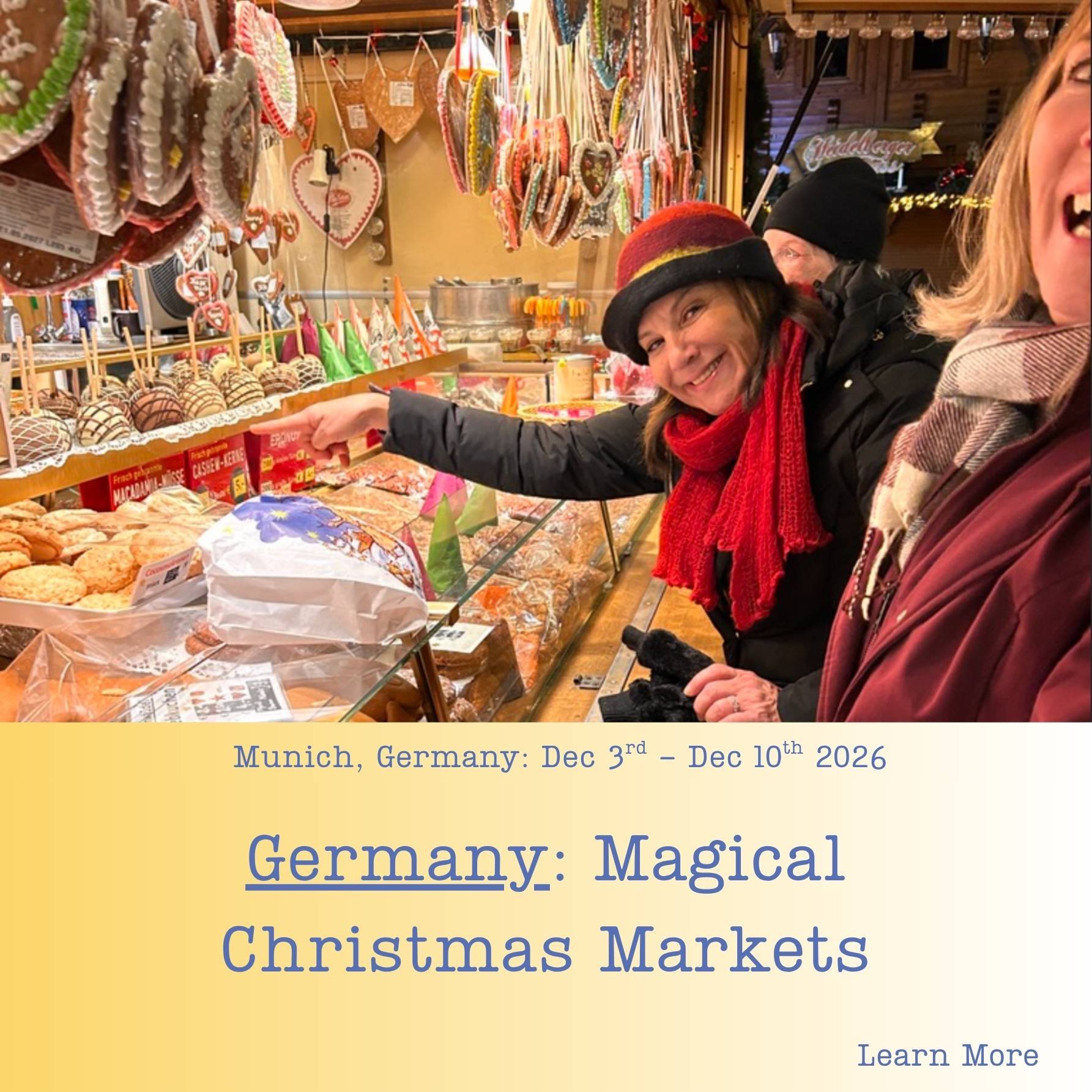 german christmas market women travel