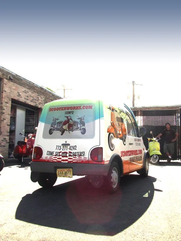 My first wrap - 2007 Scooterworks.com 