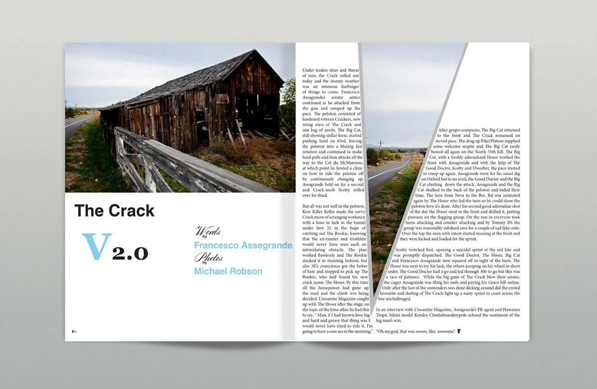 Sample spread from Embrocation