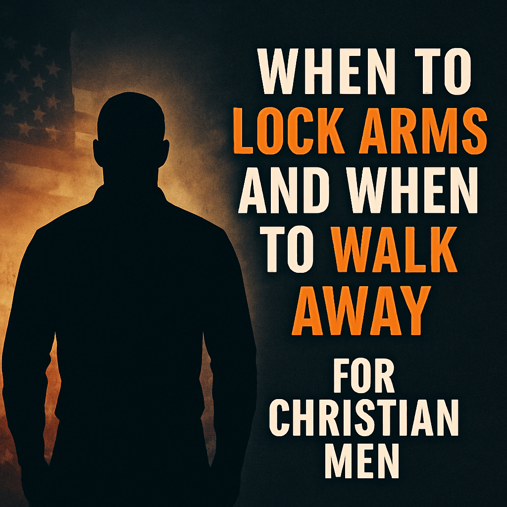 When to Lock Arms and When to Walk Away: A Field Manual for Christian Men in a Chaotic Age