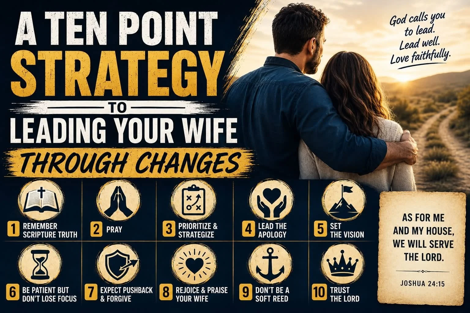 How to Lead Your Wife Through Change | Ten Biblical Strategies Every Husband Needs