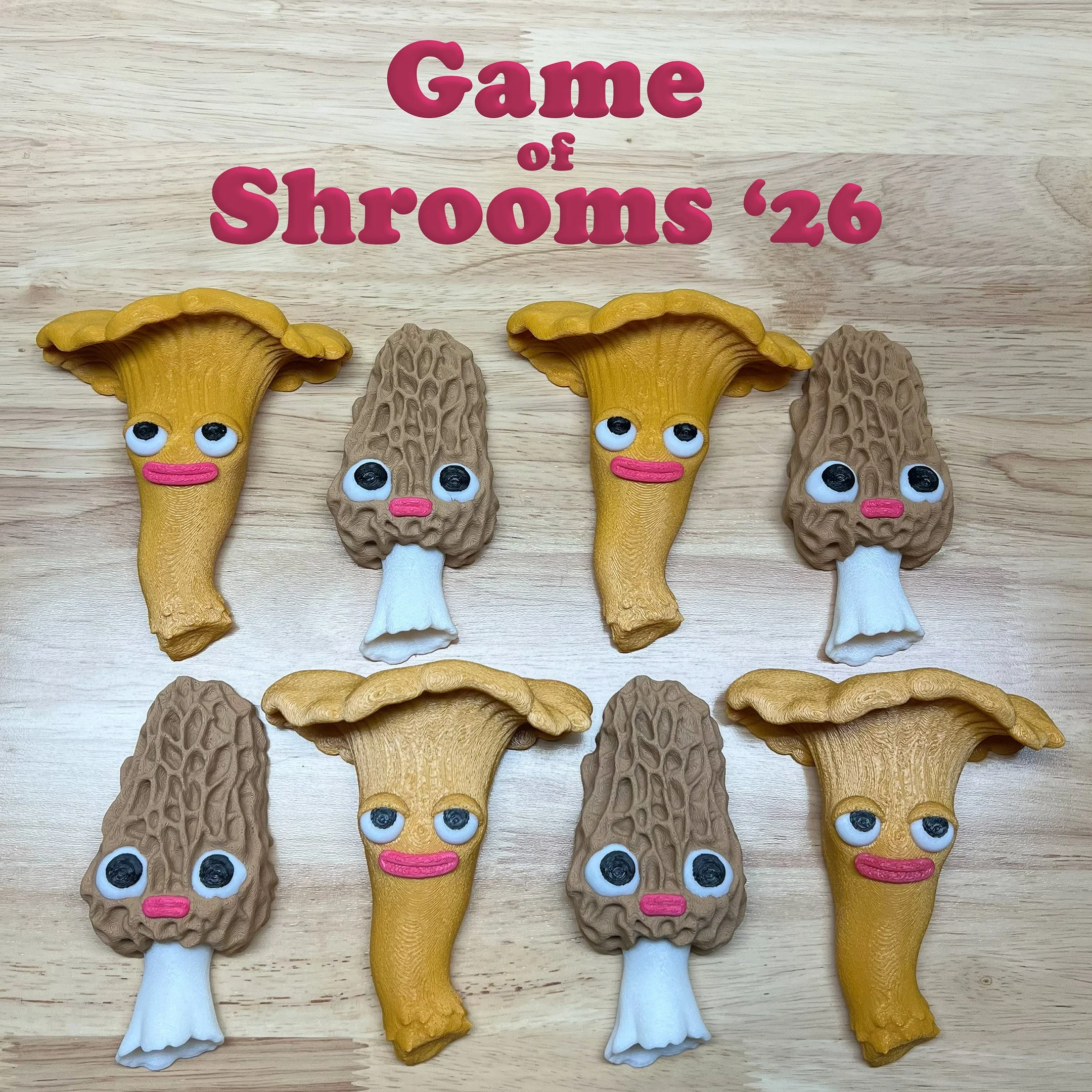 Game of Shrooms '26: Morel & Chanterelle