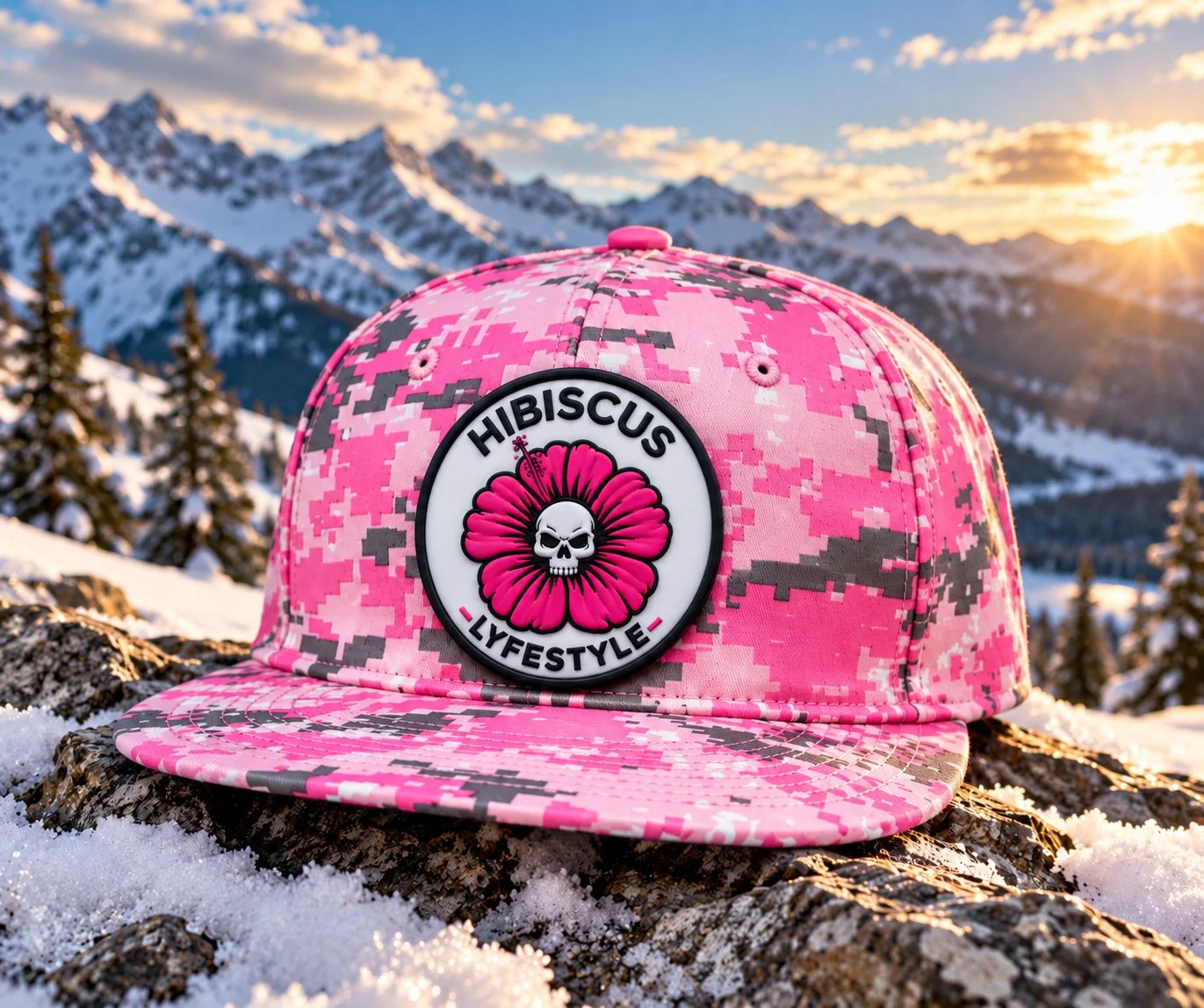 Hibiscus Lyfestyle Pink Digi Camo