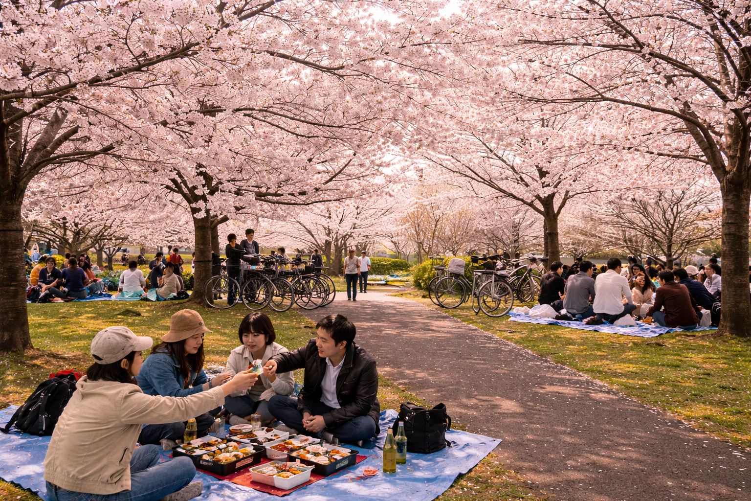 Hanami in Japan