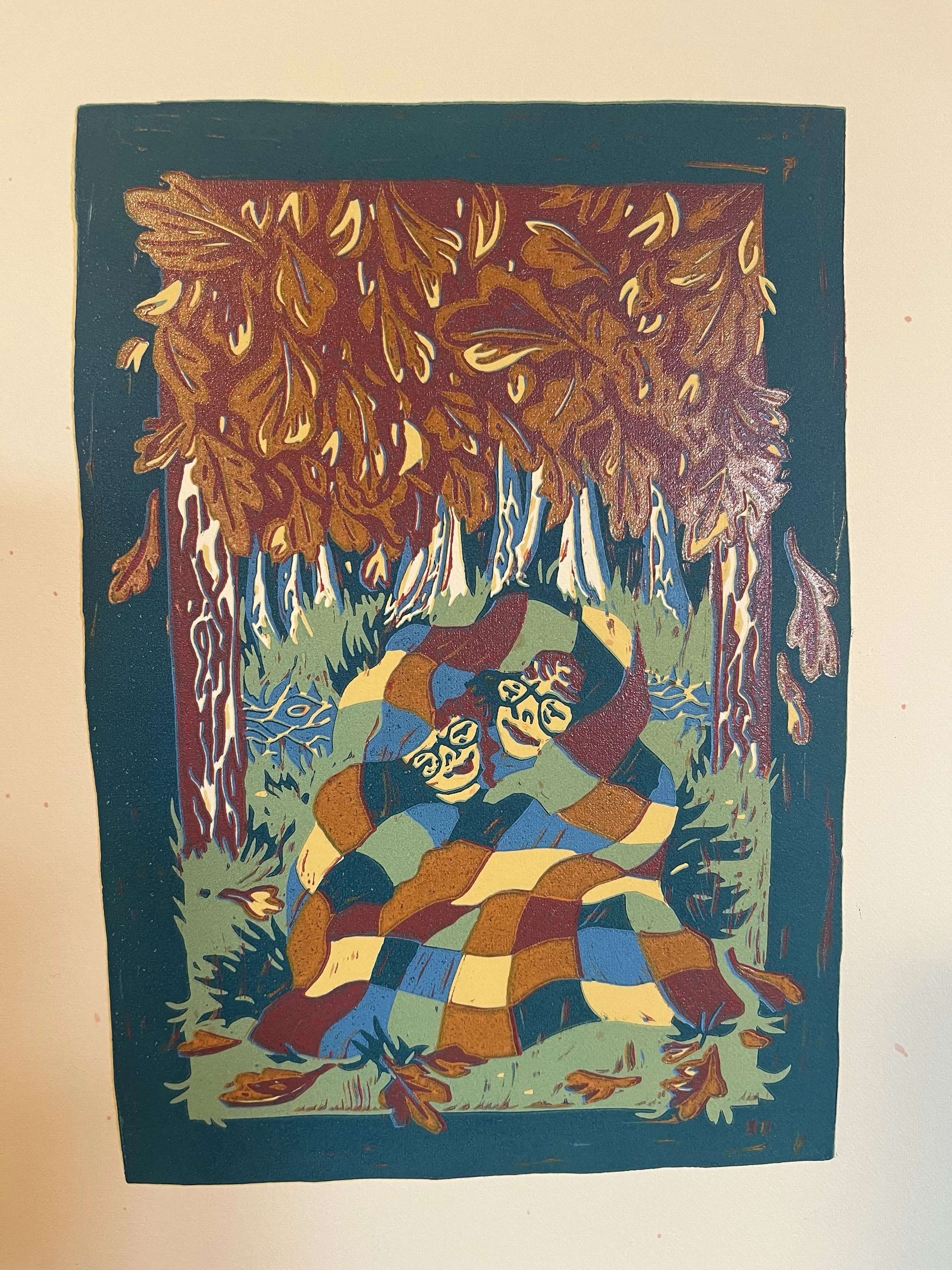 Arboretum - Reduction Print