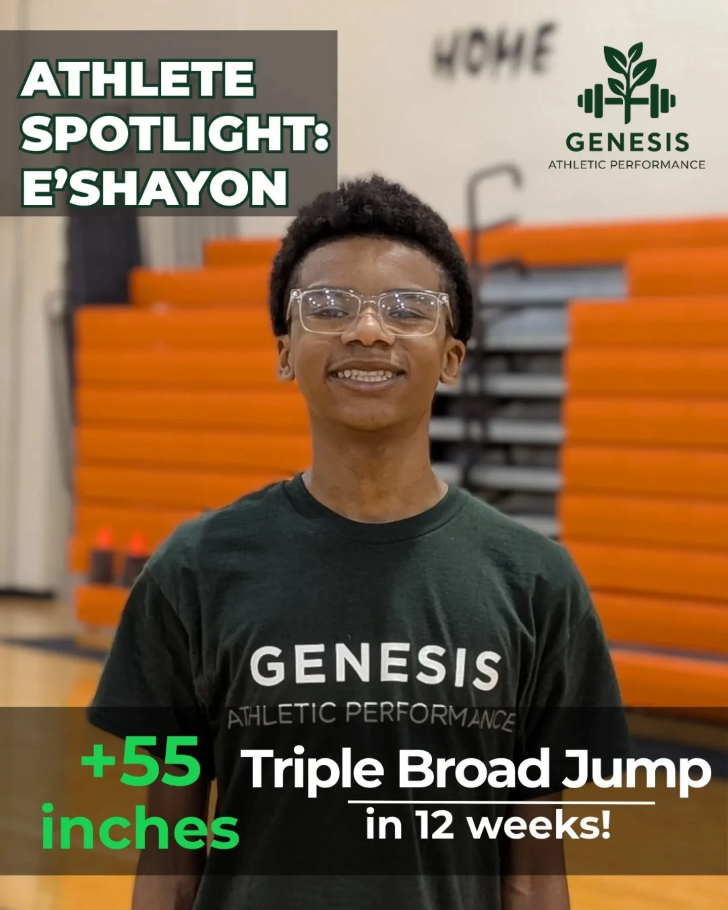 🚨ATHLETE SPOTLIGHT: E'Shayon🚨

E'Shayon is an 8th grader who works hard, and always brings high energy to everything he does. His high energy, and competitive spirit is contagious, and improves every session he's in. 

Through hard work, he added a