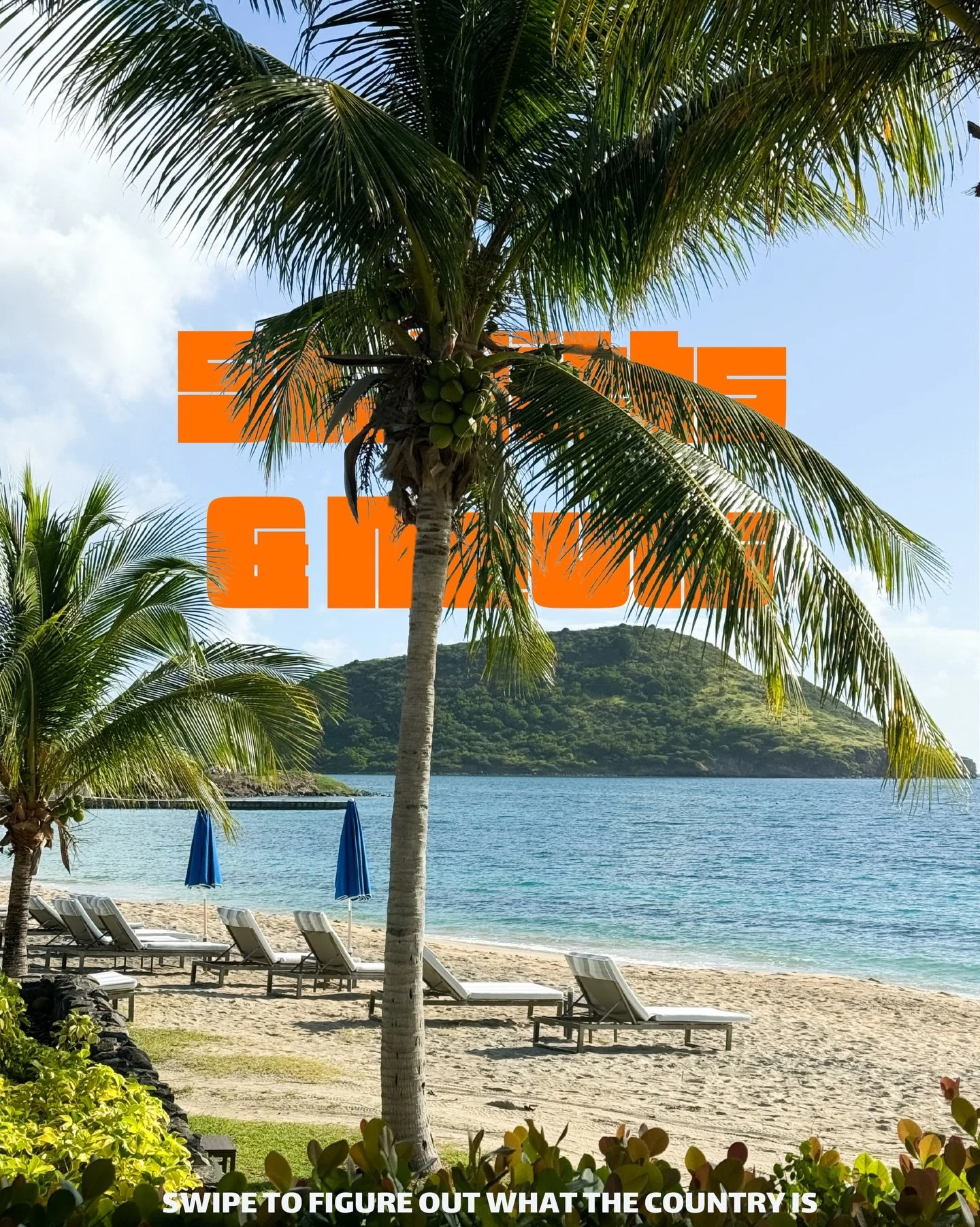 3 hours from Miami and 10 hours from London. St. Kitts &amp; Nevis is the perfect lowkey destination. Turquoise waters, slow island mornings, and zero stress. 🌴🥥✈️