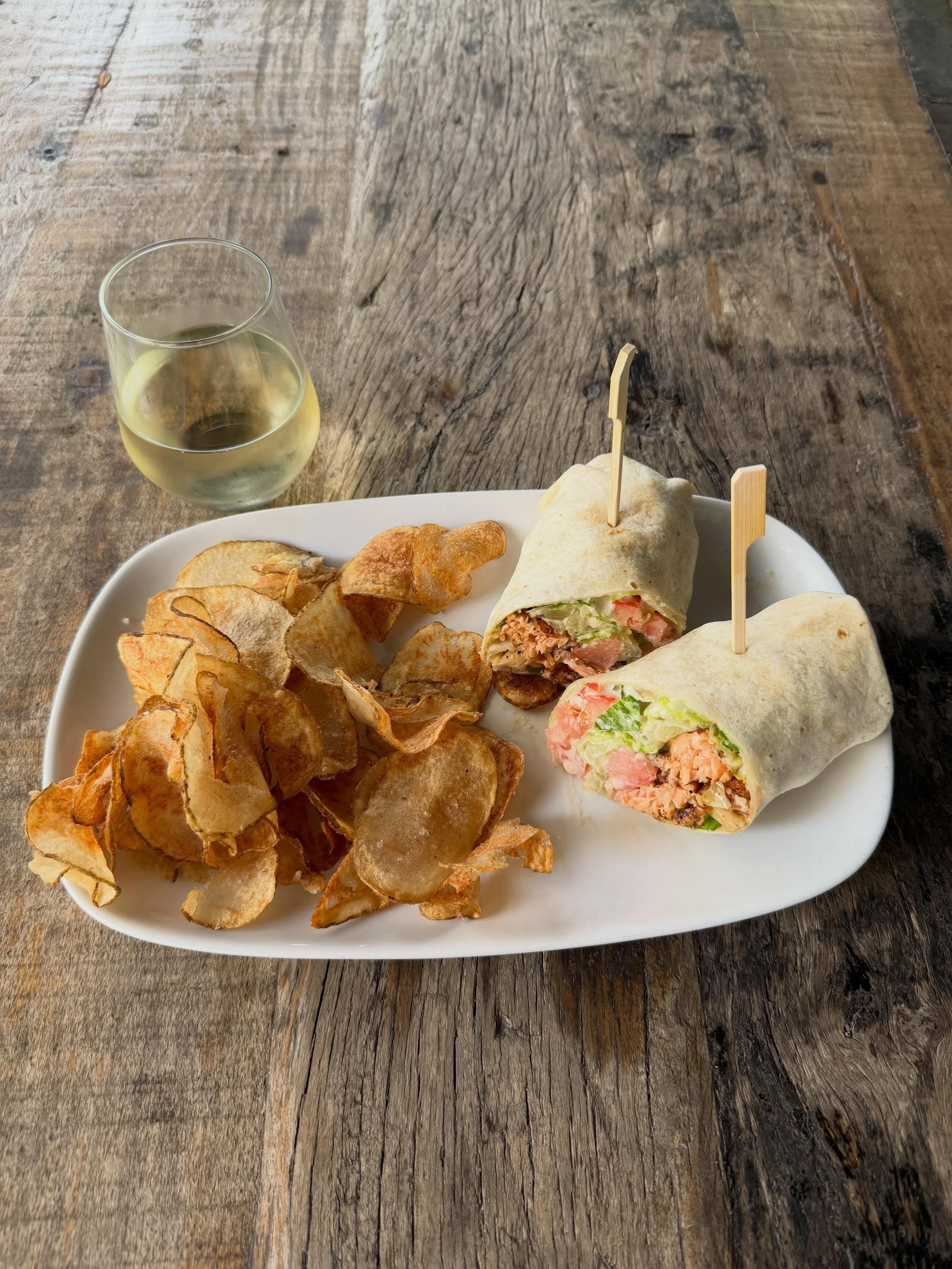 Just a few of our weekly specials. Blackened Salmon Caesar Wrap, and back by popular demand&hellip;Fried Catfish!