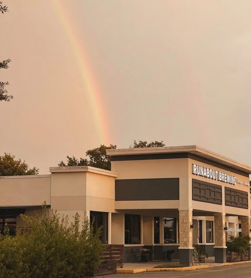 We are the gold at the end of the rainbow!  Our area never disappoints, it always puts on a show!  We look forward to seeing you this weekend, and thanks for coming out tonight, #Trivia was amazing! 🌈 
#RunaboutBrewing