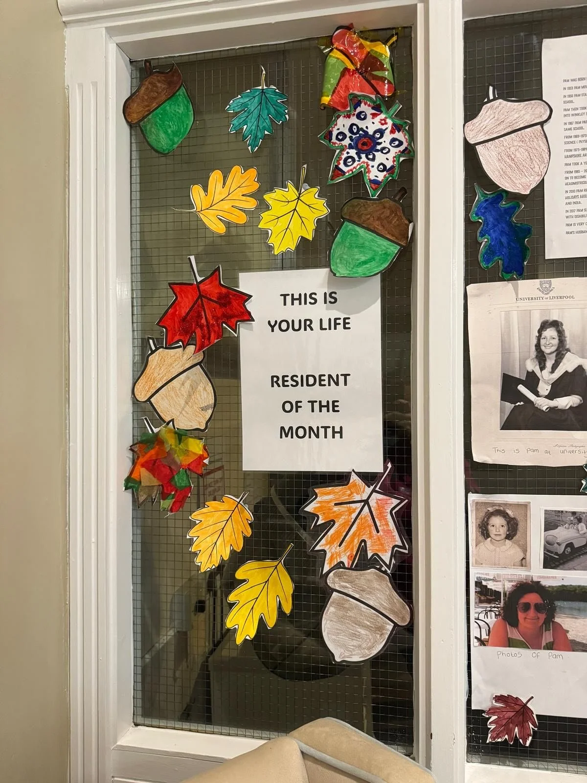 ✨ This Is Your Life at Croston Park ✨
This month, our wonderful Wellbeing Team has launched a brand new &lsquo;This Is Your Life&rsquo; board, celebrating the incredible lives of our residents. 🧡
Featuring photos and personal stories, it&rsquo;s a r