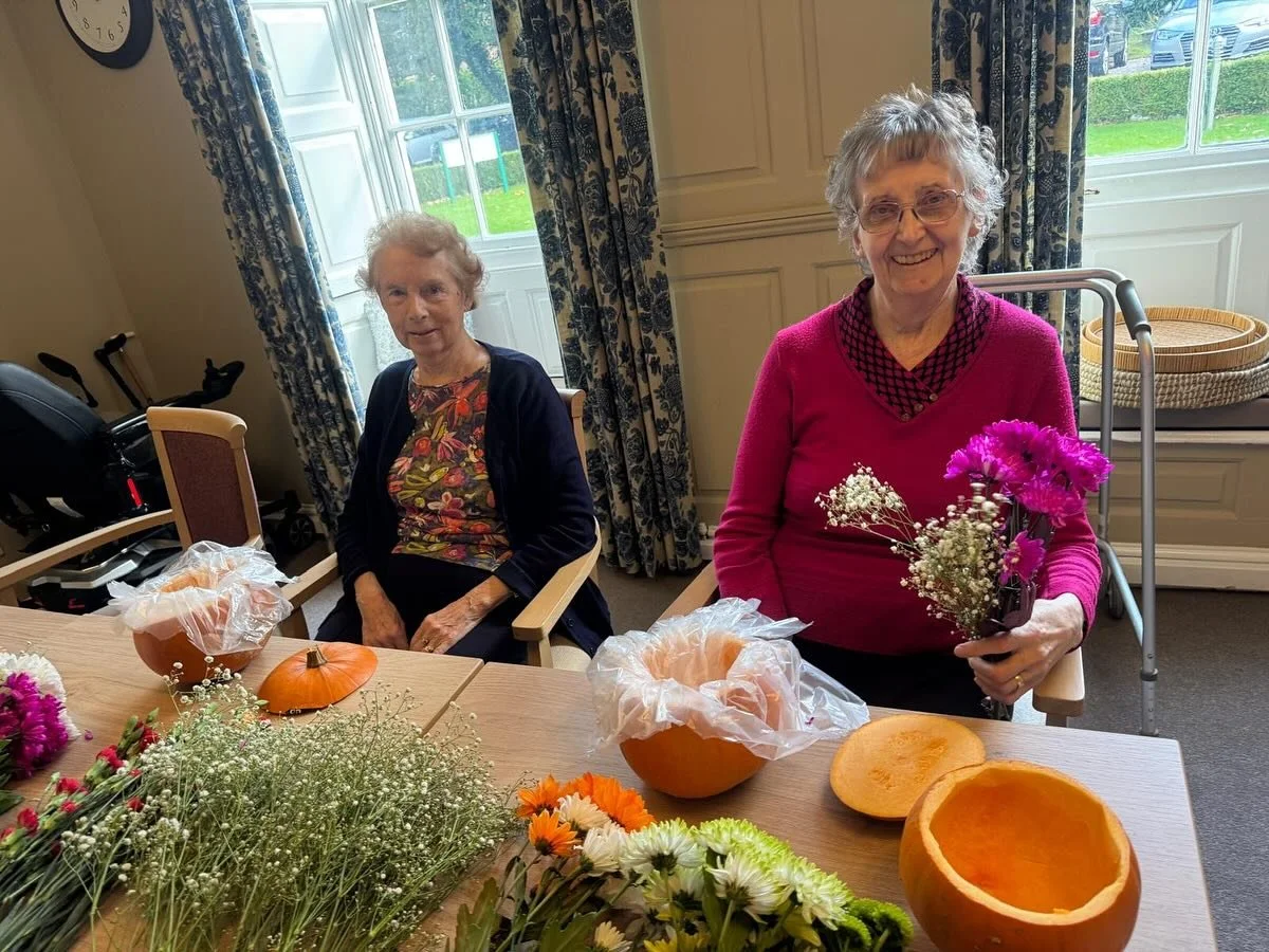 Who said that pumpkins have to be scary, ours are just beautiful!