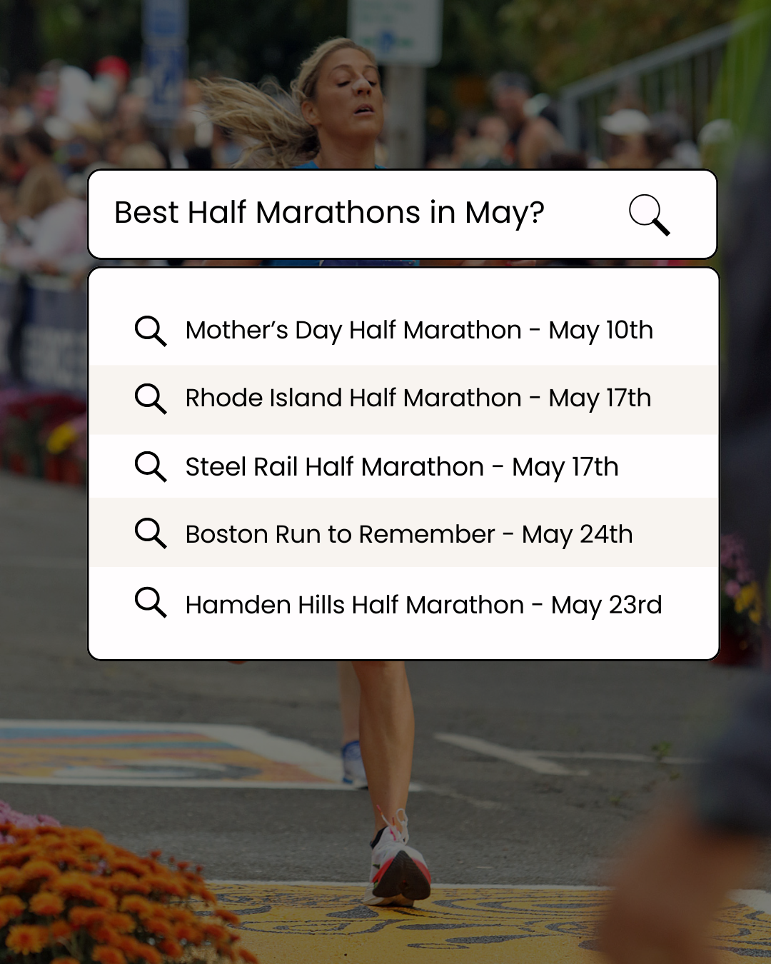 List of Spring half marathons