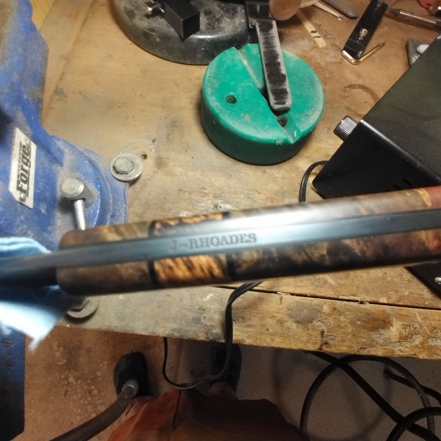 Finally....a makers mark....

#knife #stabilized #steel #custommade #cutlery #blade #xmas #wood #handle #handmade #christmas #gift