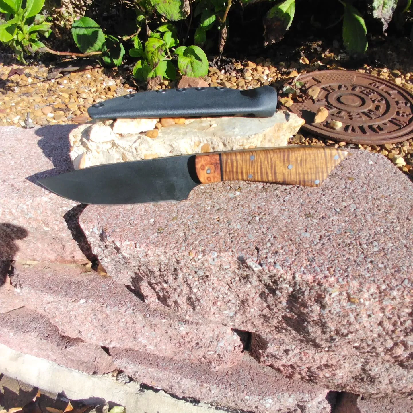 If you were considering this beauty, you lost your chance. However there are 3 other's still available at www.redbeardshootingsolutions.com

#knife #knifemaker #steel #stabilized #custom #handle #hunting #handmade #gift #giftidea #xmas #christmas #bl