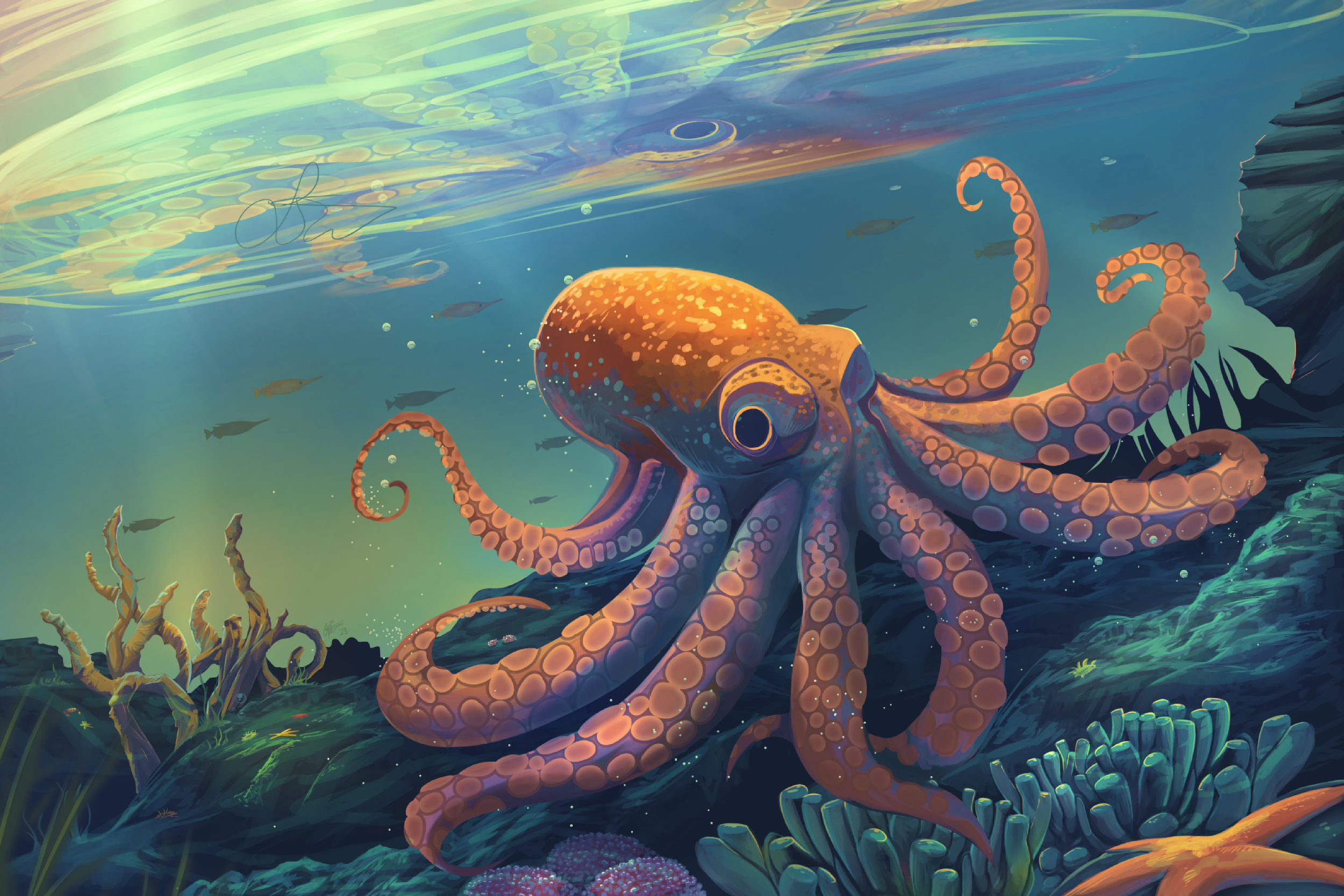Reef Prowler Print