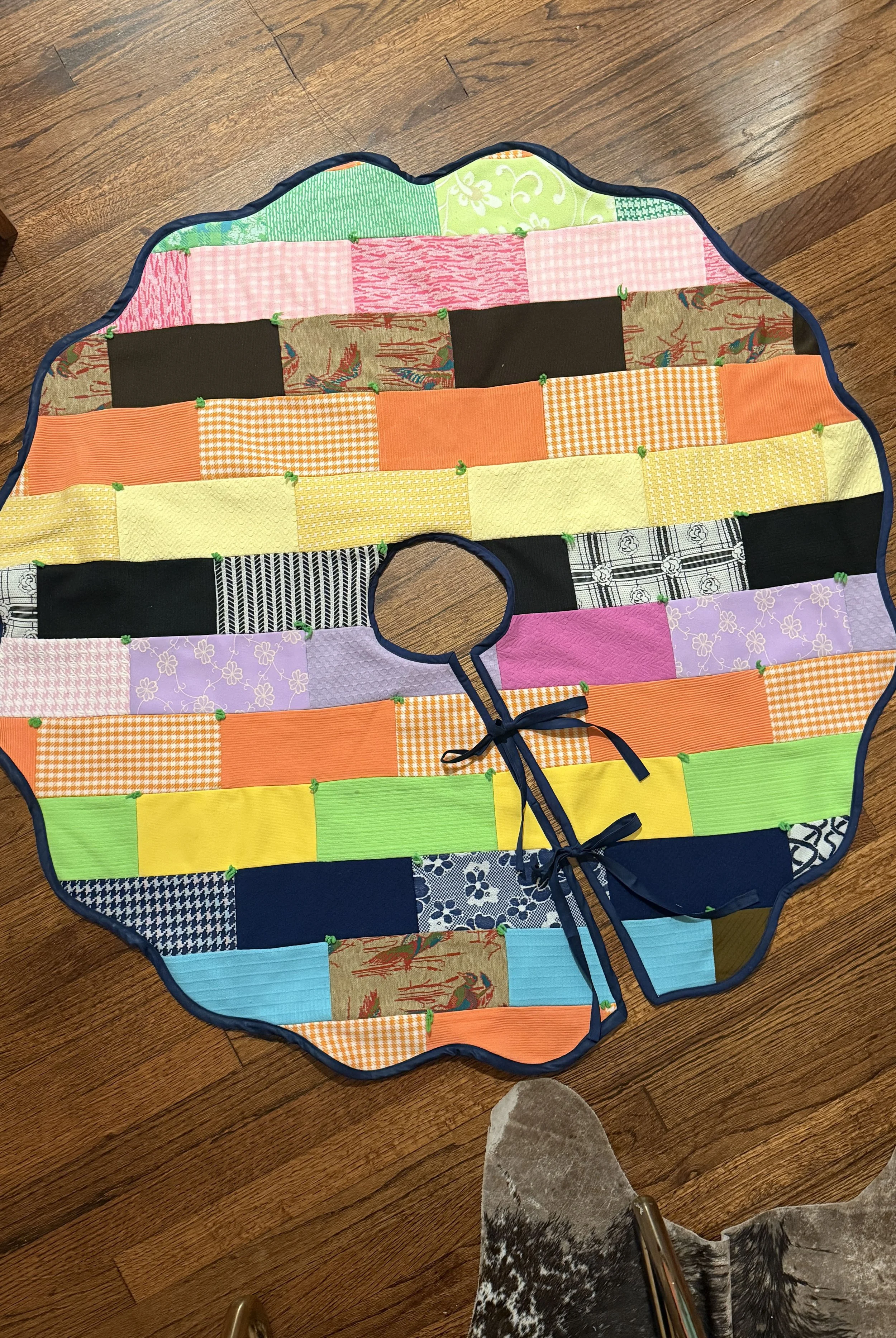 Christmas Skirt Double Sided - 60s Retro