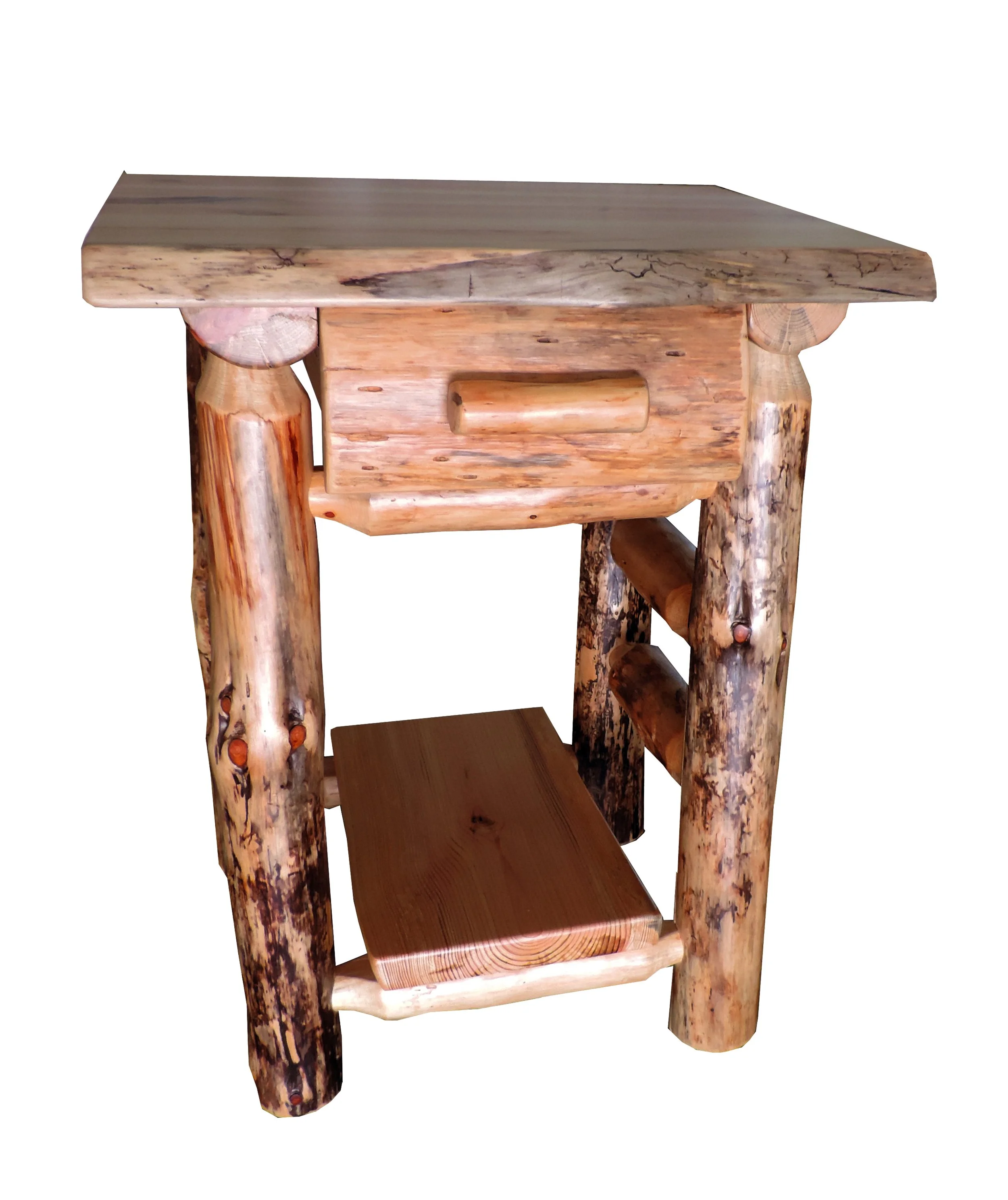 Rustic Creations End Table w drawer.jpg