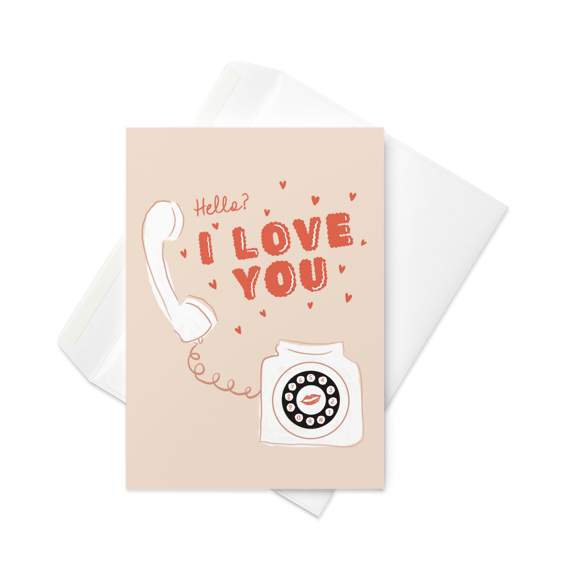 Hello? I Love You Greeting Card