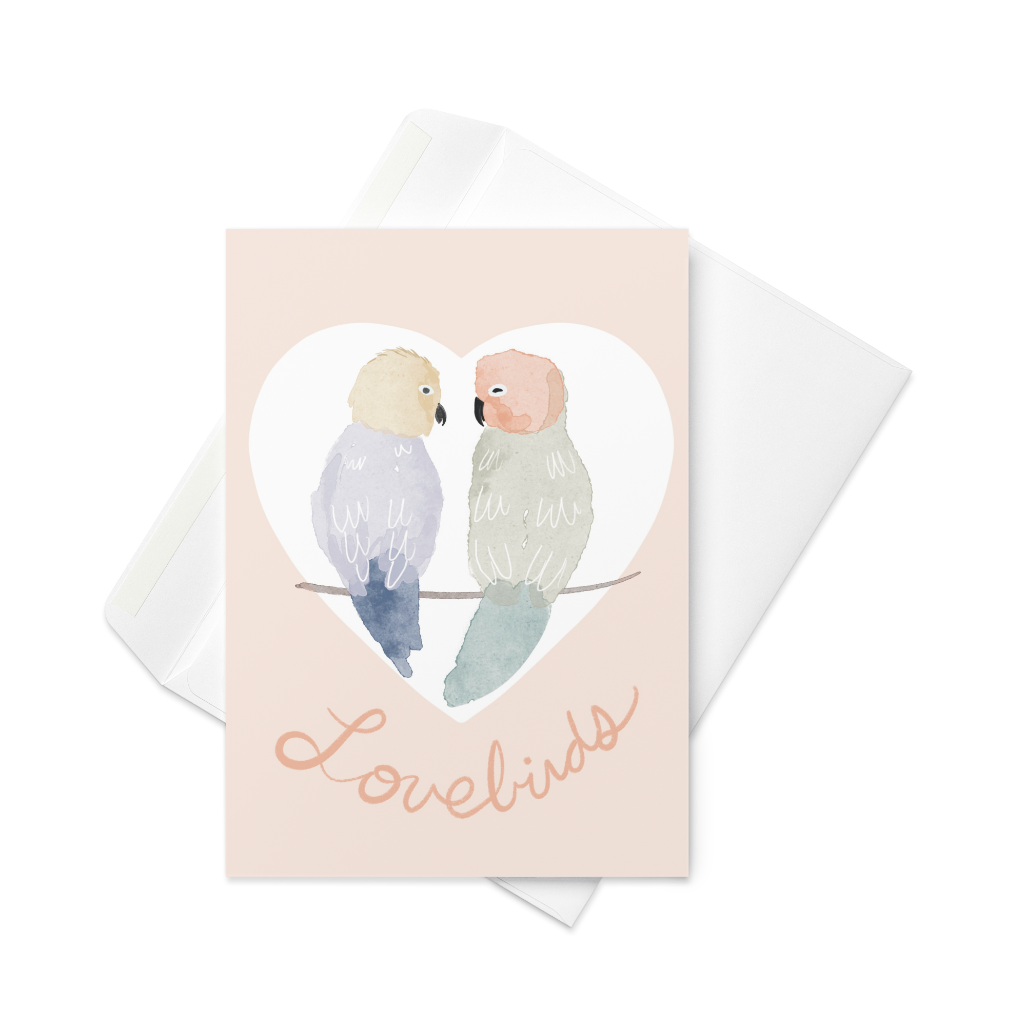 Lovebirds Greeting Card