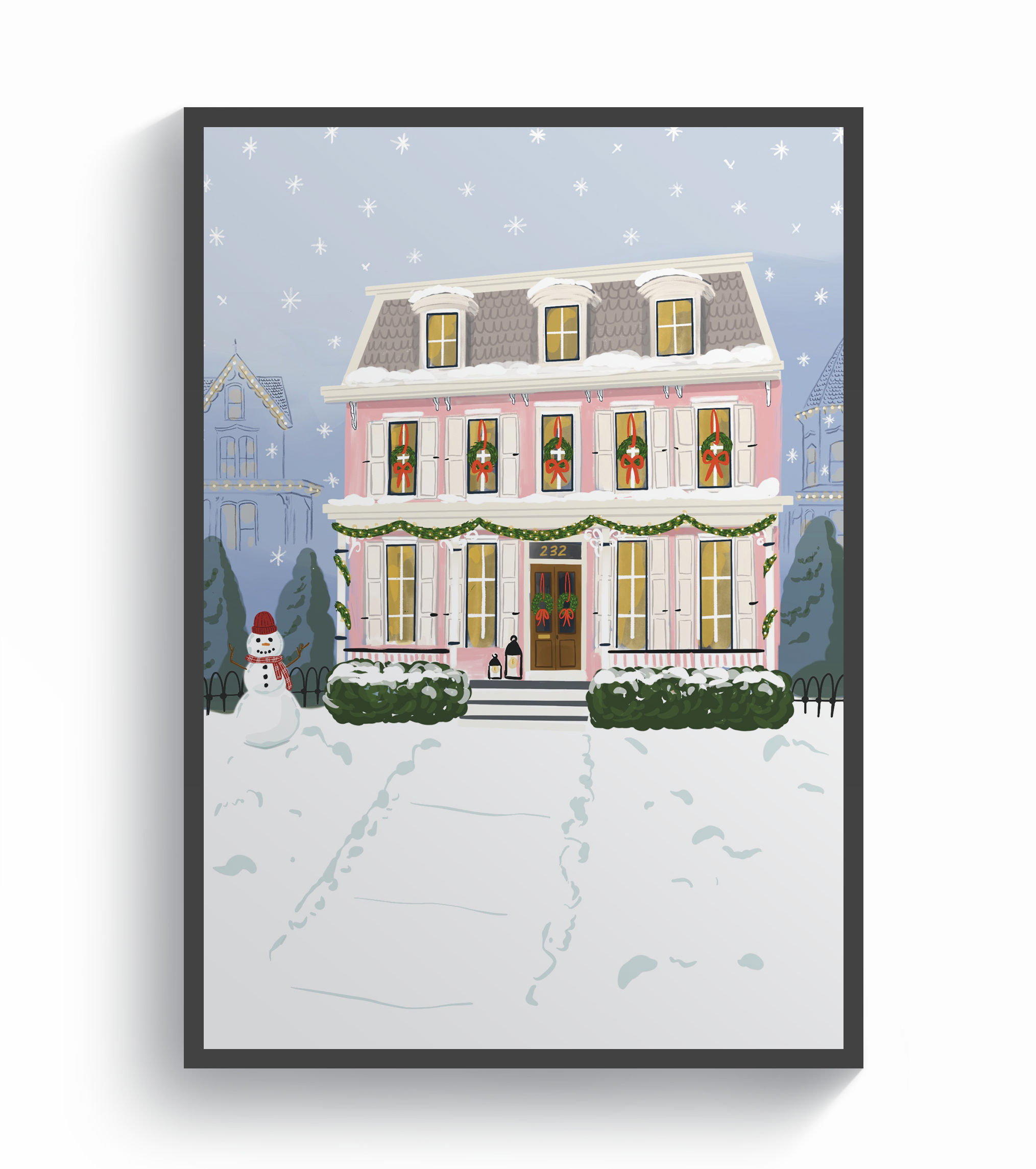 Haddonfield Holiday Print