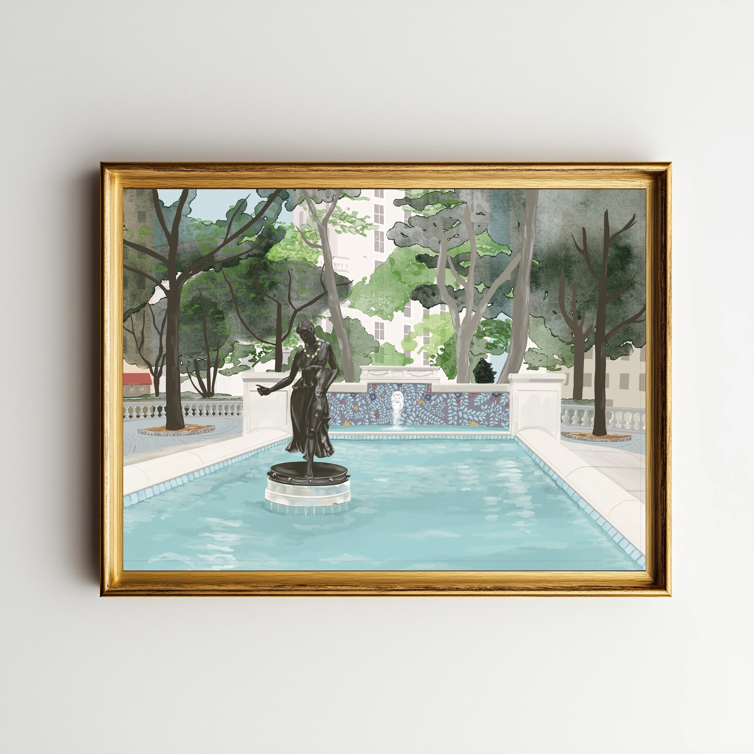 Rittenhouse Spring Print