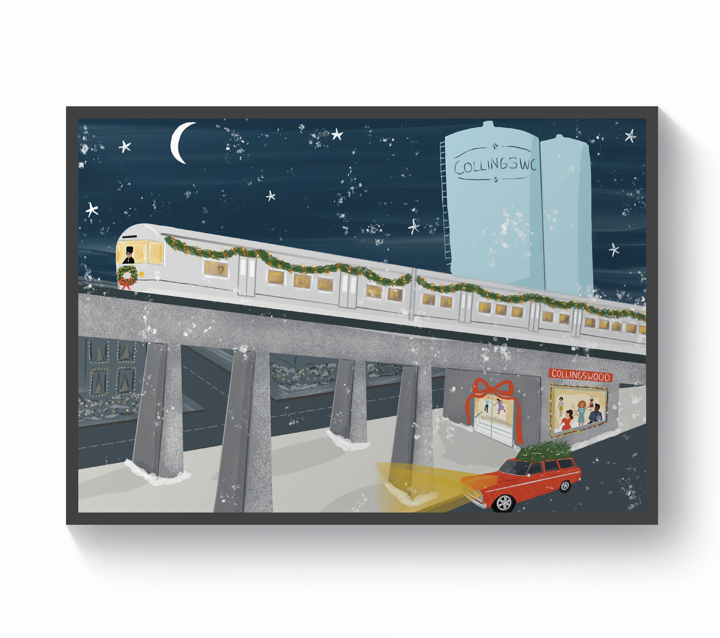 Collingswood Holiday Print