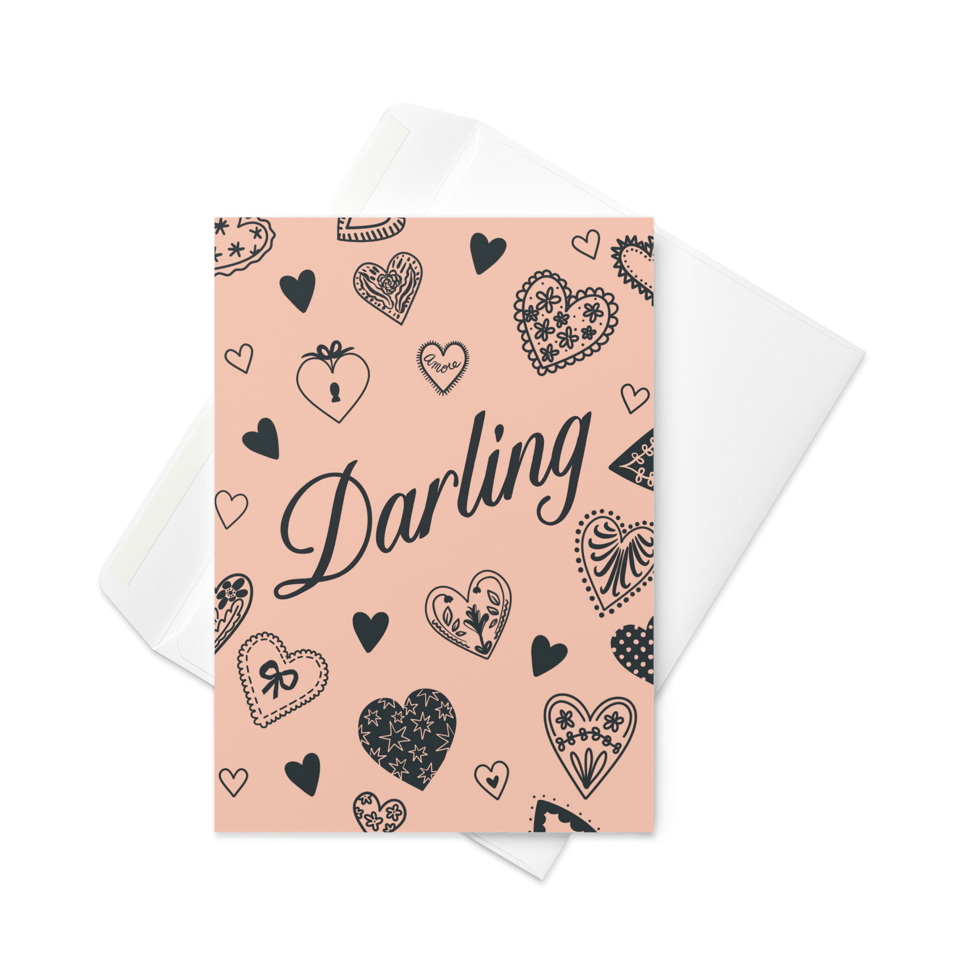 Darling Greeting Card