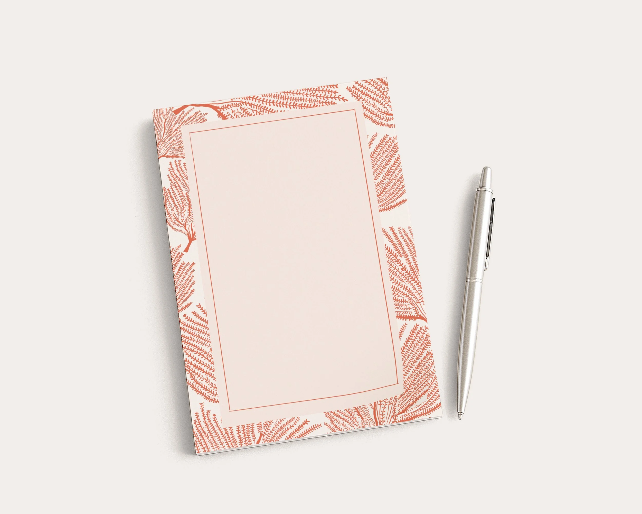 Wavy Coral Notepad