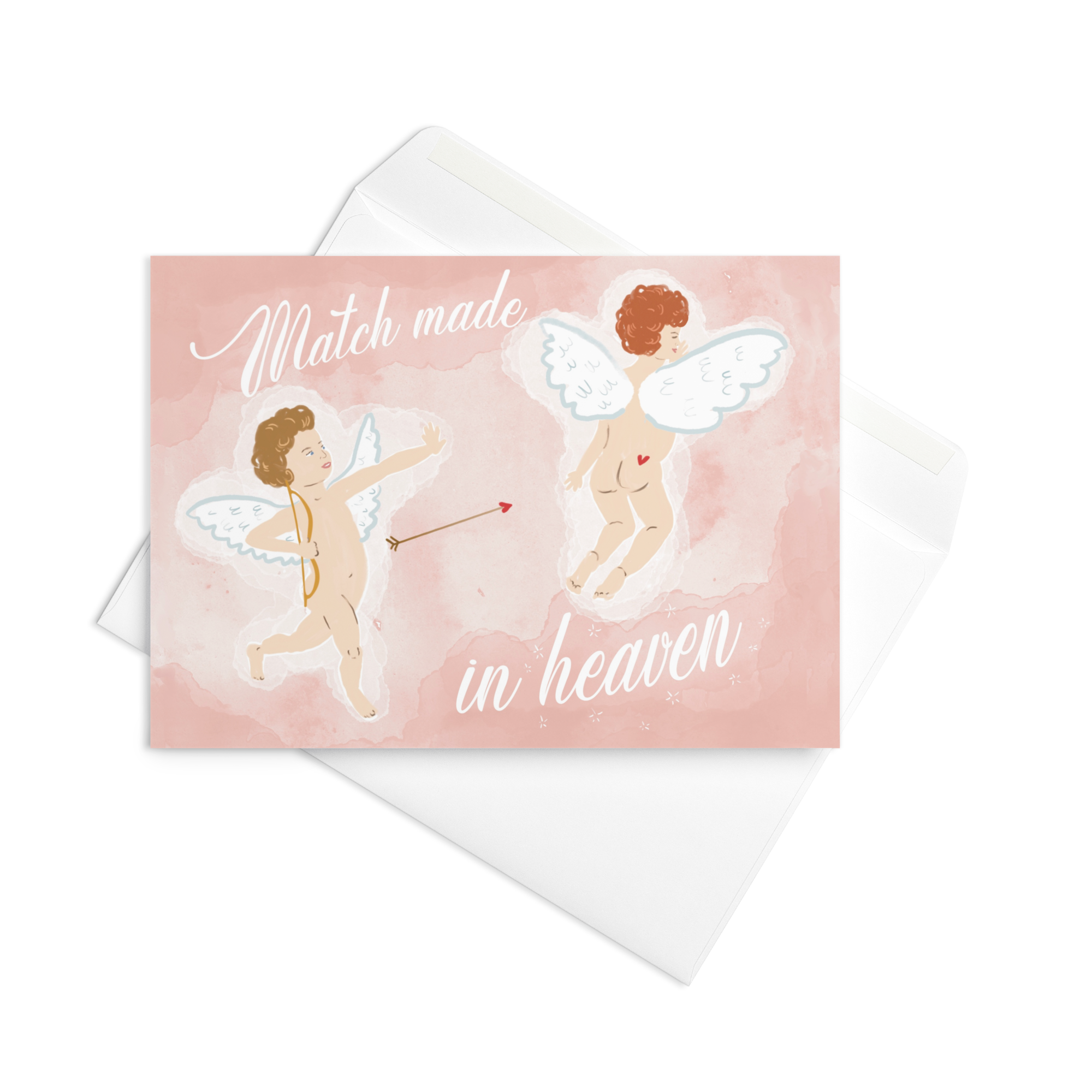 Match Made in Heaven Greeting Card