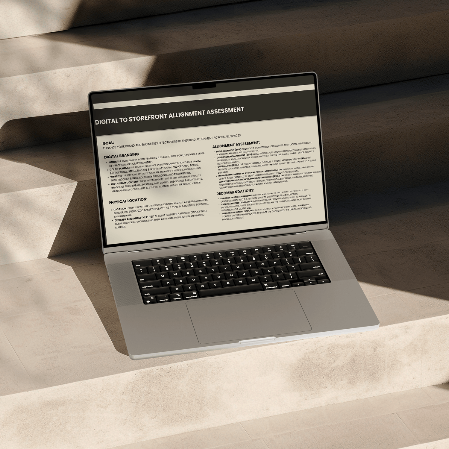 Digital to storefront alignment playbook—designed to ensure seamless brand consistency across all platforms. After launch, target audience trust in the brand increased by 45%.