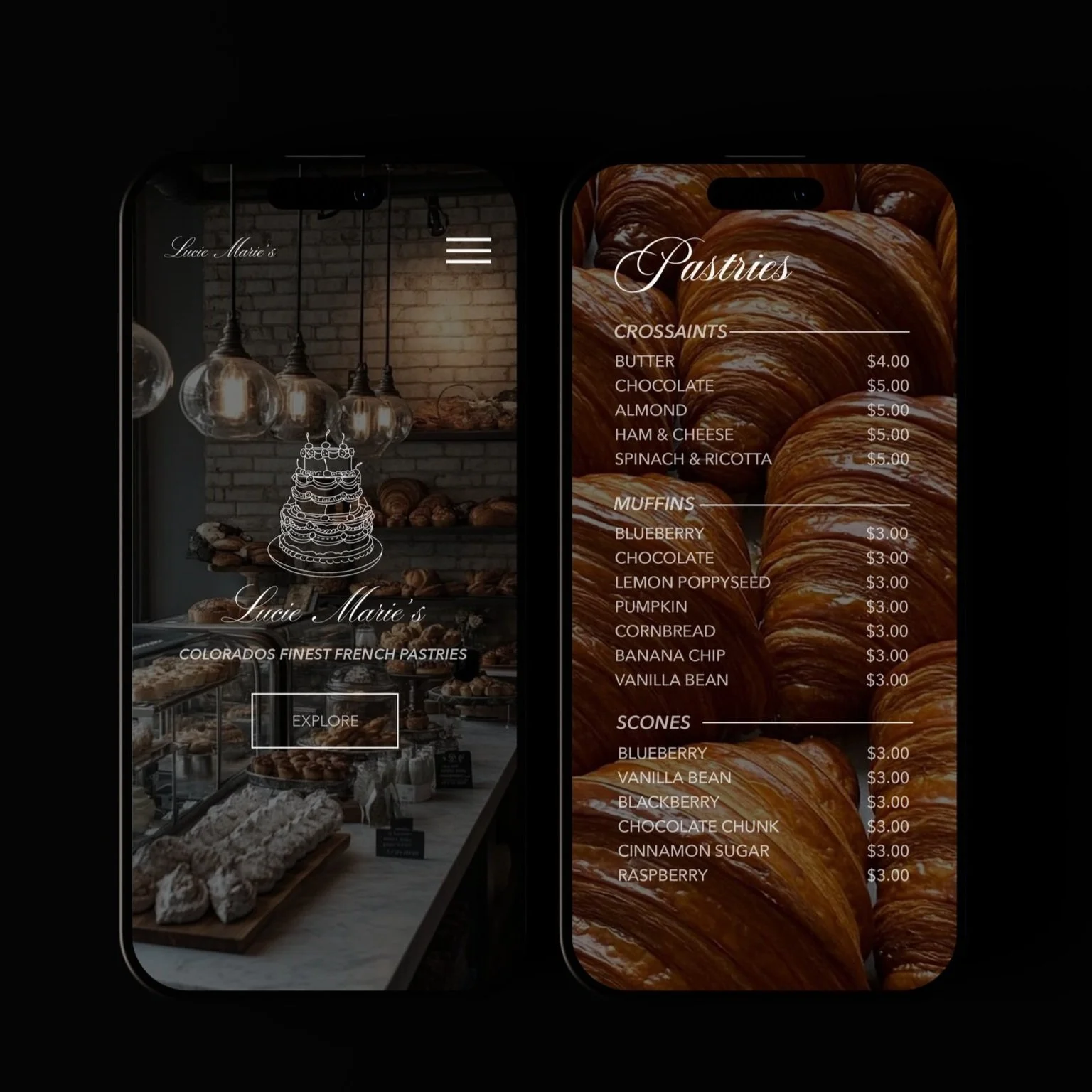 Luxury bakery website design and development—elegantly crafted to reflect the refined taste and high-quality offerings of a premium bakery. Designed for an elevated user experience that captivates and converts.
