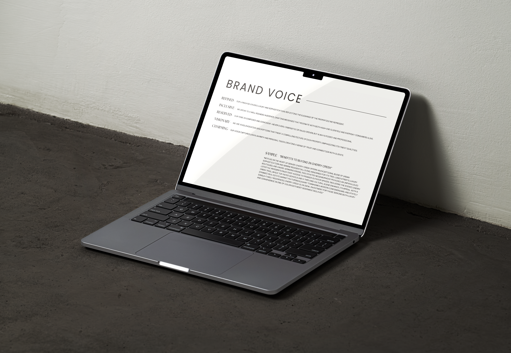 Brand voice guide—detailing the tone, language, and personality that brings a brand’s message to life. Tailored to help businesses communicate authentically and consistently across every platform.