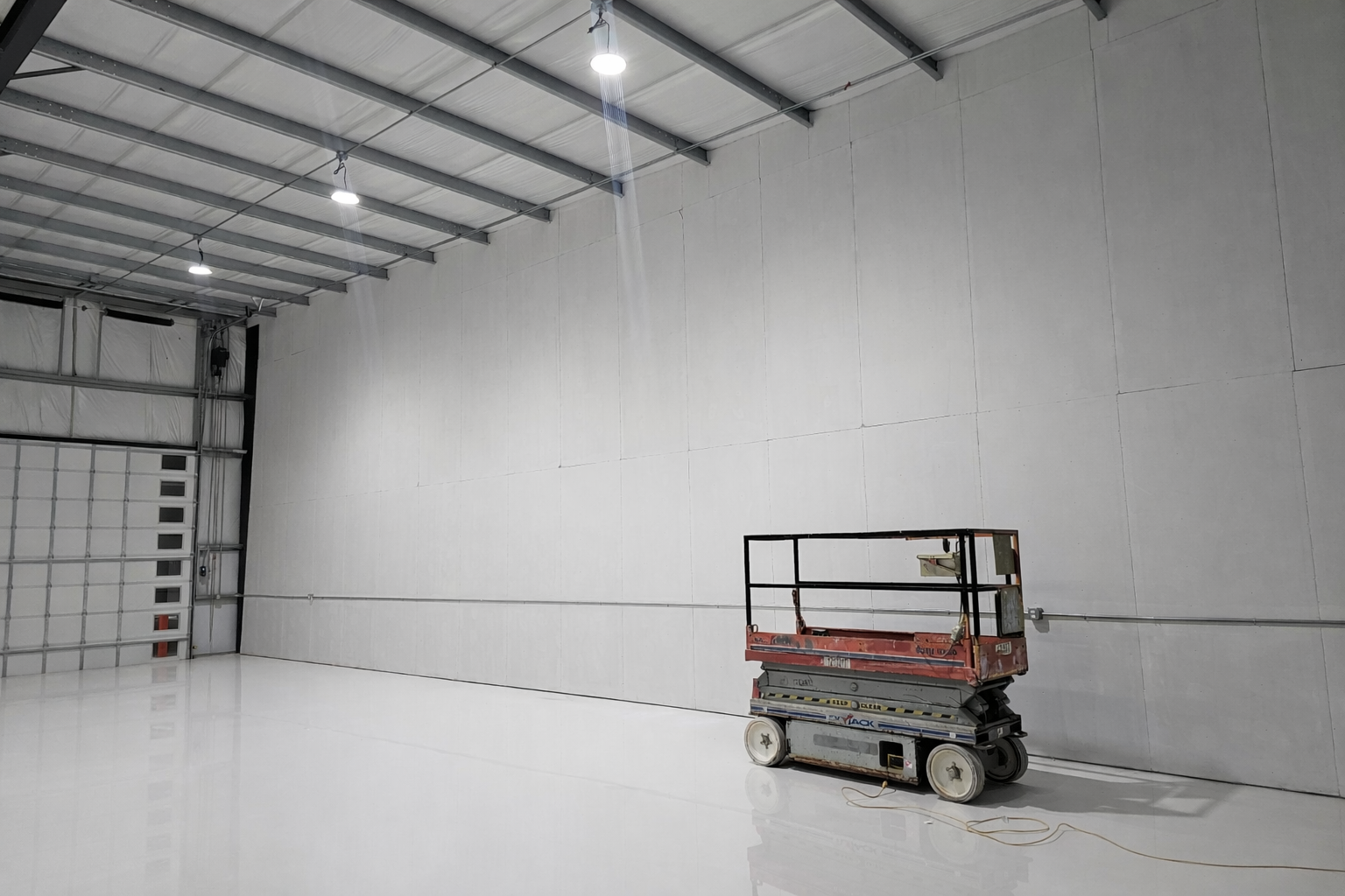 Interior warehouse space at CorridorFlex commercial property along the I-35 corridor.