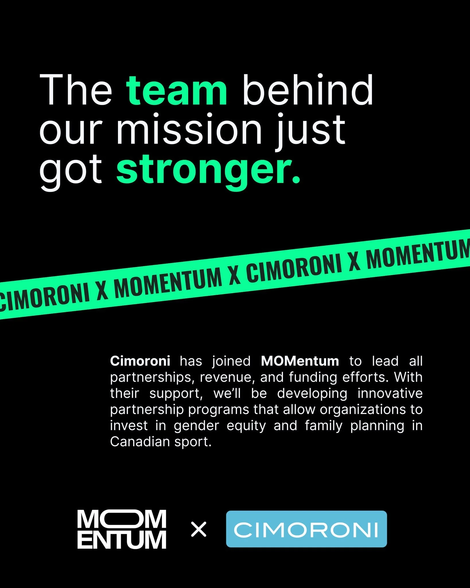 We've got some big news!

 We're excited to share that Cimoroni has officially joined the MOMentum team to lead all partnerships, revenue and funding efforts moving forward. We're excited to create new and powerful partnership programs that enable or