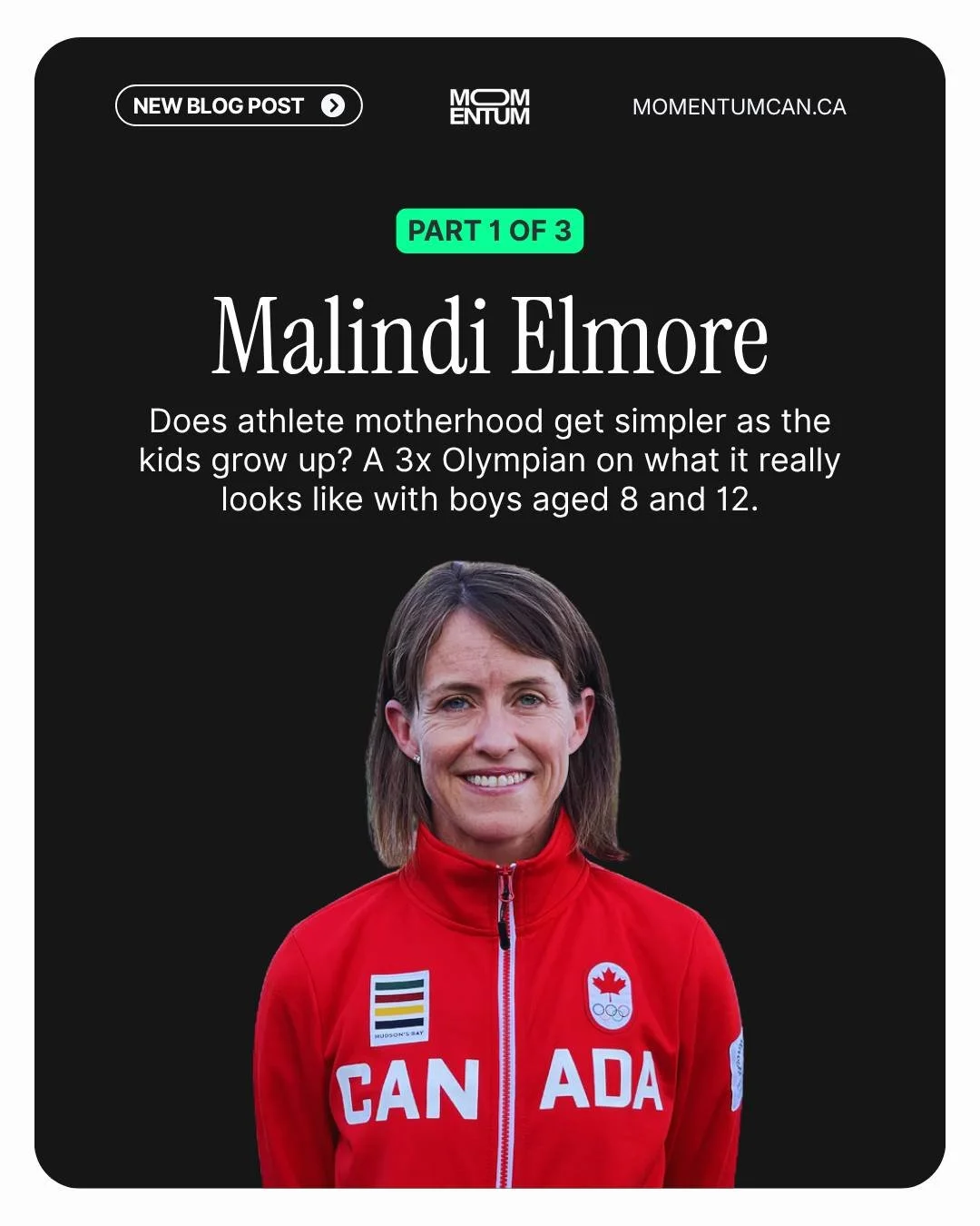 Think athlete motherhood gets easier as the kids grow up? 3x Olympian @malindielmore on why it just changes shape.

In Part 1 of our 3-part series, Malindi talks about marathon training with boys aged 8 and 12: fitting long runs around soccer, baseba