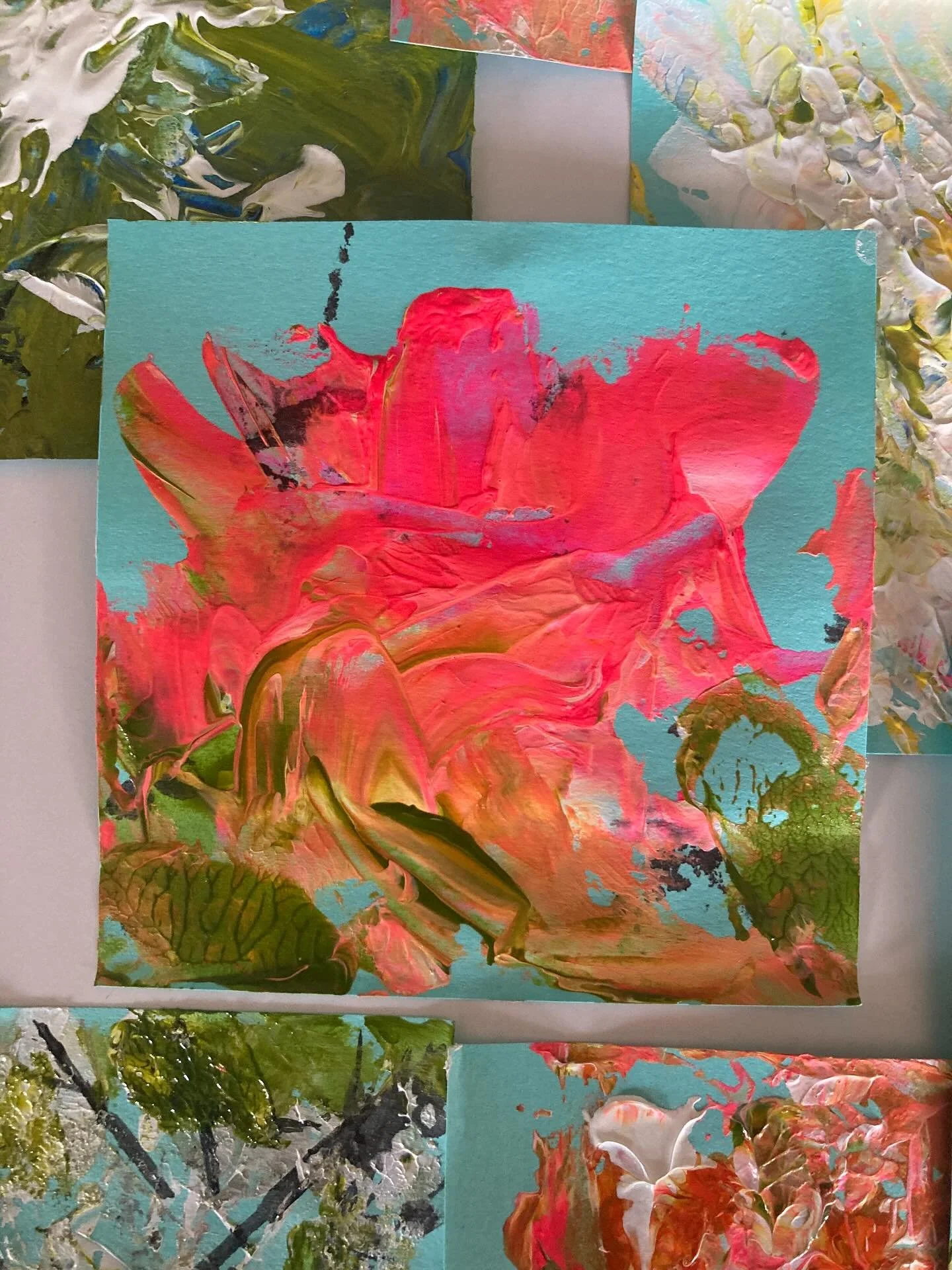 Paintings on post-it notes?  Why not?  Getting things organized for the @criticalmassart Post-It Port Hope Exhibition + Ssle, August 8-22 at the Little Station in Lent Lane.  These are fun yet challenging to do.  Put a post-it note on your fridge as 