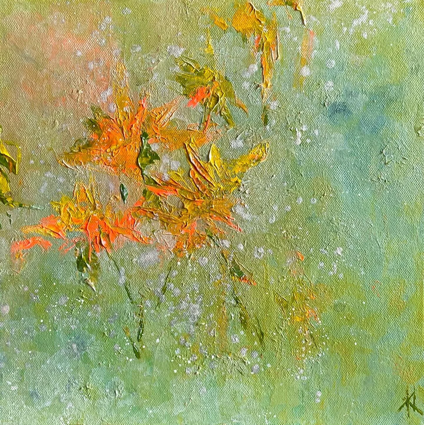 I kept walking past a little 12x12 painting in my studio and wondering why it wasn&rsquo;t working for me.  Was it the palette?  The composition?  Everything?  Was I basically an art imposter?? (If you&rsquo;re an artist of any kind you know all abou