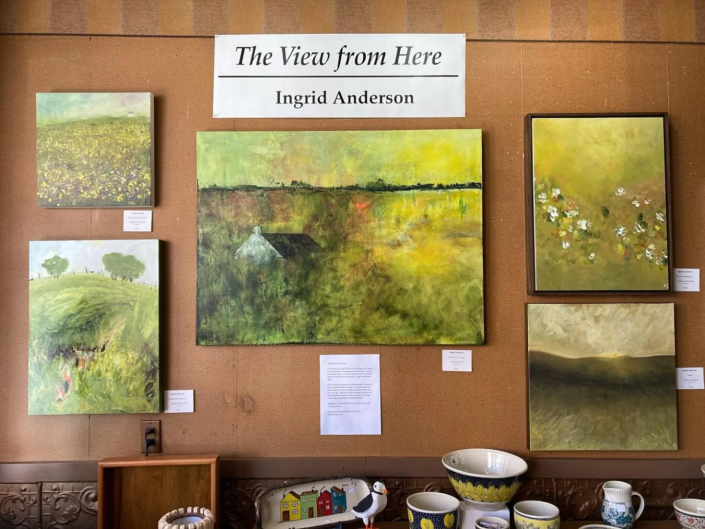 Excited and honoured to be featured artist at the lovely @northumberlandartsgallery in #porthope for the next month.  I have 14 pieces in this show and will be in the gallery on Saturday, March 28 between 1-3pm.  Pop by and say hello!  #itwasalongwin