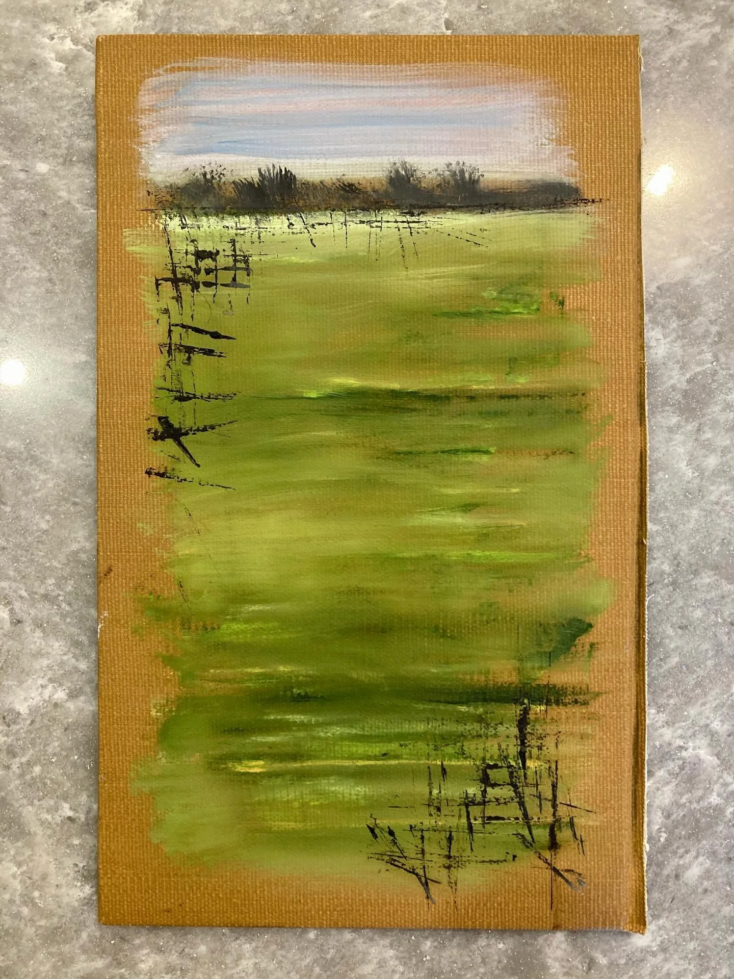Couple of quick little studies on old book covers.  Thank you @melaniebrownestudio for being such a cool teacher.  #usewhatyouhave #artforartsake #littlepaintings #northumberlandart  www.IngridAndersonArt.com