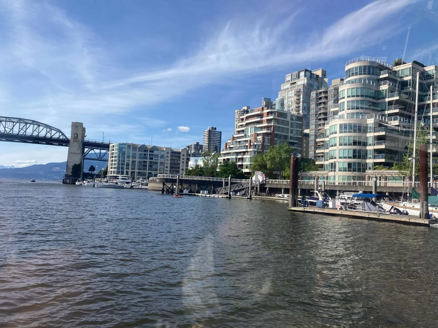 Day 2.. Ferries, bikes and about a million steps.  Going up the Sunshine Coast tomorrow.