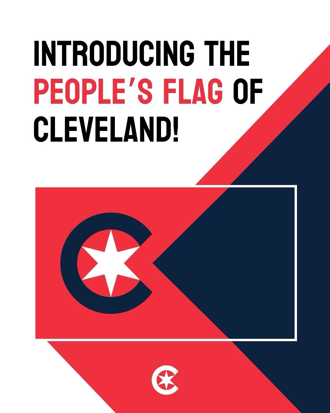 🎉Congratulations, Shan Rodich! Cleveland has a new symbol of civic pride! 

The People&rsquo;s Flag is here to unite us all&mdash;keep an eye out as it waves proudly at over 200 locations
across the city today! 

Get your own flag or apparel at CleF