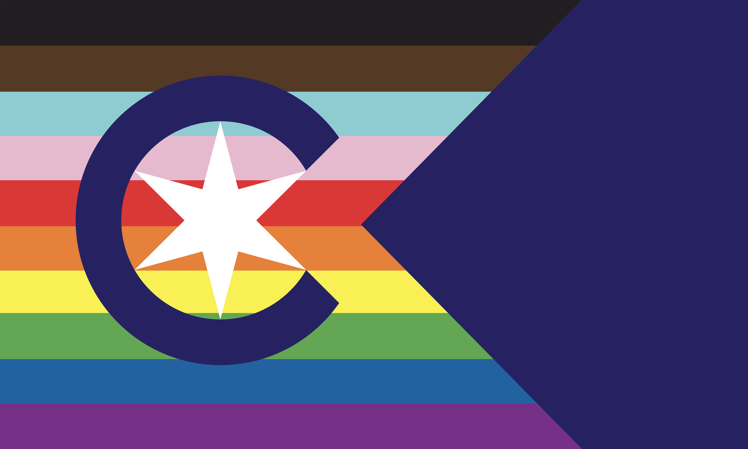Peoples Pride Flag of Cleveland. Pride Flag Cleveland