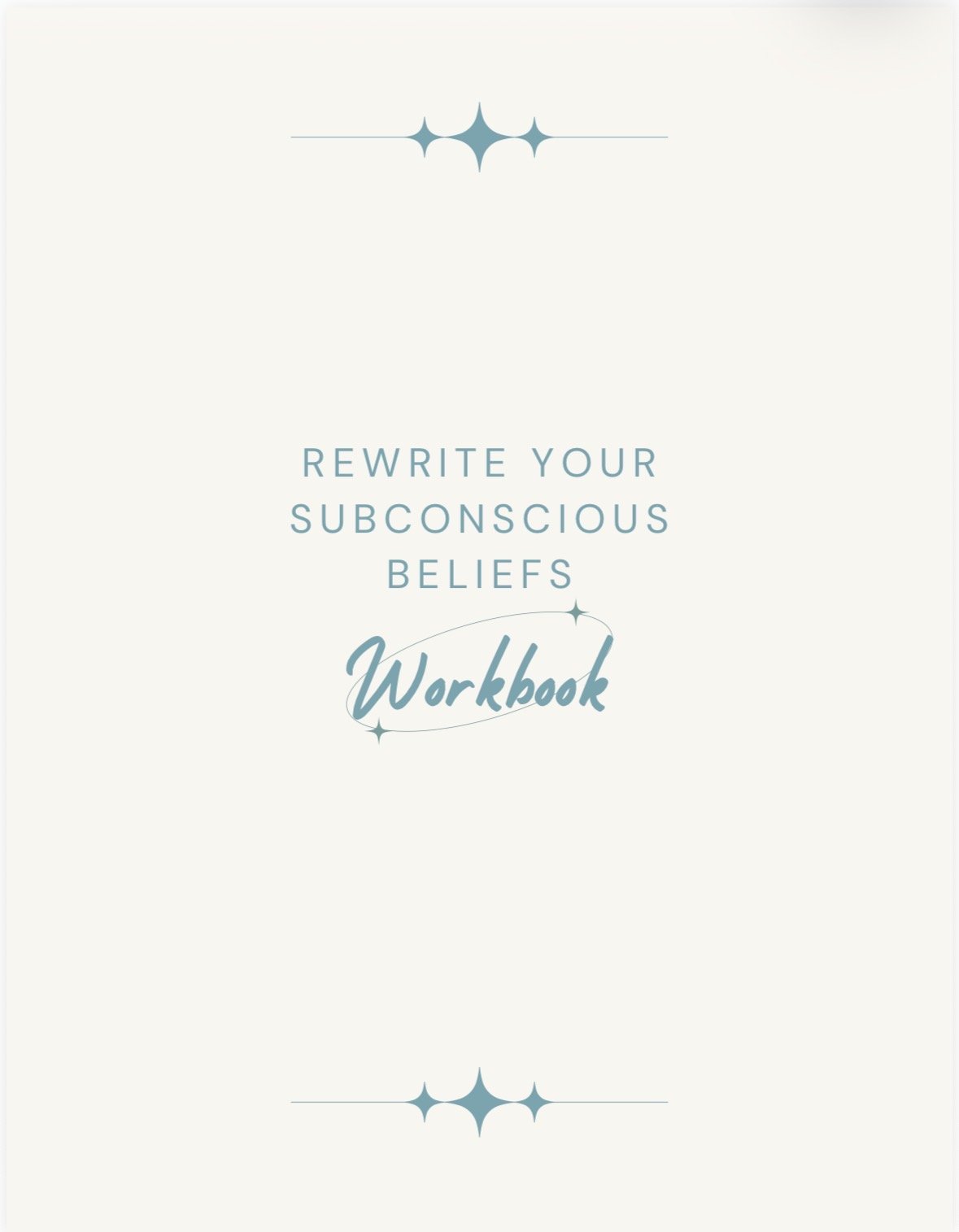 Free downloadable guide from Inspired Light Counseling in Augusta, GA,  to rewrite your subconscious beliefs.