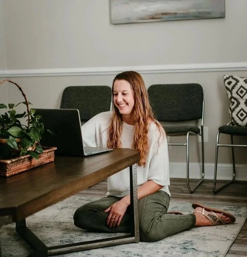 Becca Morris, Counselor at Inspired Light Counseling writing a blog post exploring mental health from a holistic perspective.