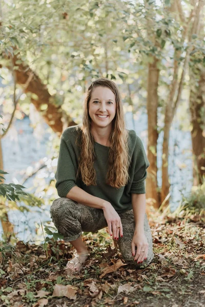 Outdoor portrait of Becca Morris LPC, Therapist & Reiki Master in Augusta, GA.